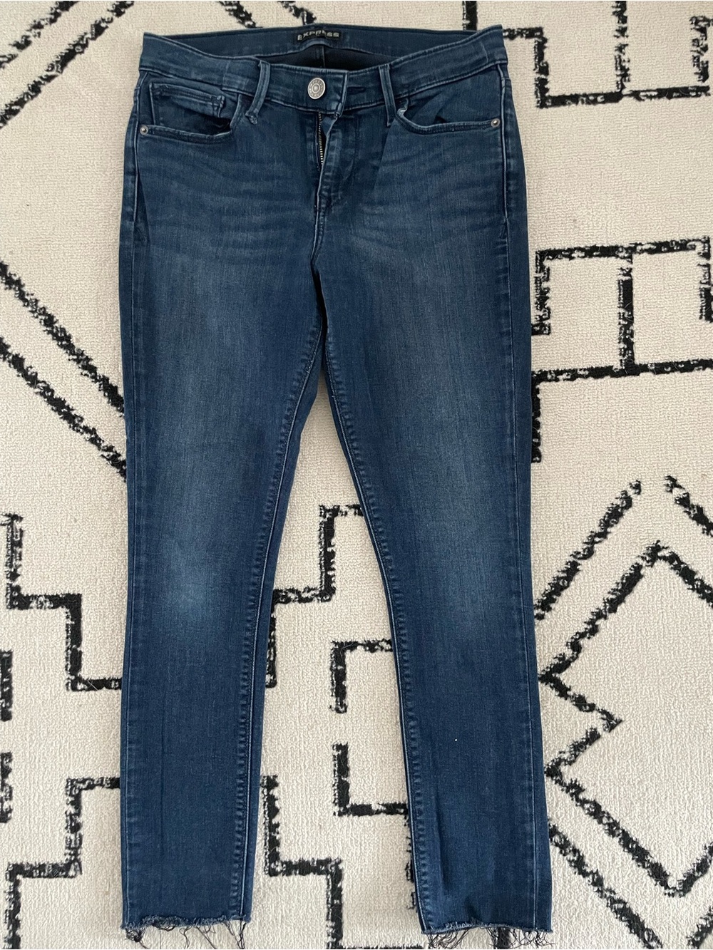 Express Women’s Dark Blue Skinny Jeans